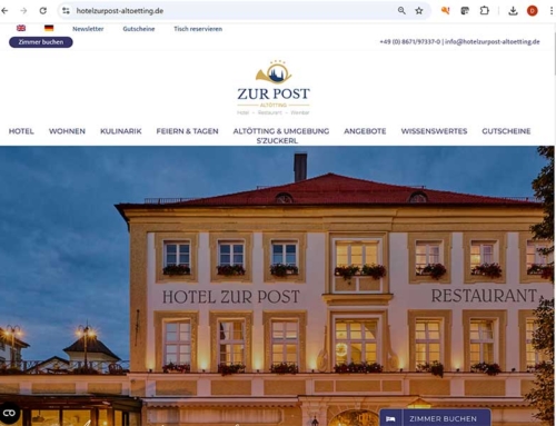 Hotel-Website mit Top-Performance